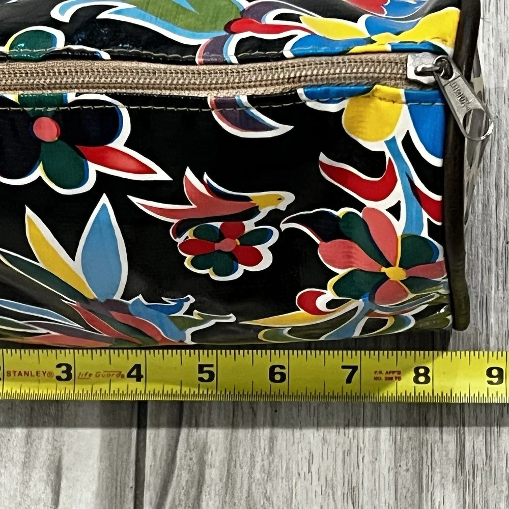NWOT Consuela Diego & Mona Leopard Oilcloth Travel Makeup Bag Rare Retired